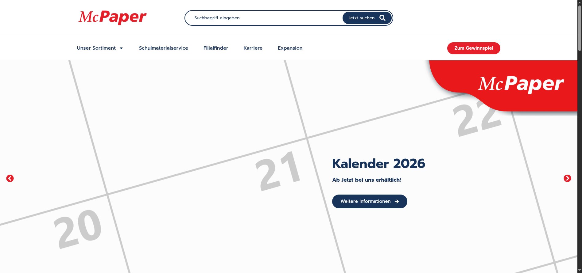 McPaper Startseite